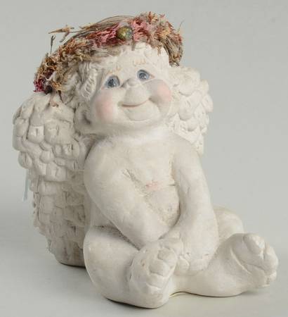 Dreamsicles-Cherub Golden Sitting Pretty - Boxed