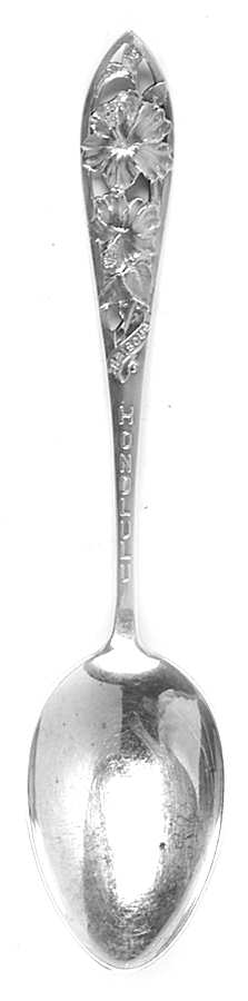 Hawaii Souvenir Spoons Hibiscus-Honolulu - No Box