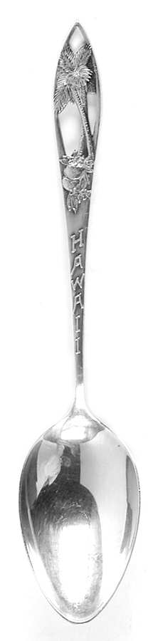 Hawaii Souvenir Spoons Coconut Palm-Hawaii - No Box