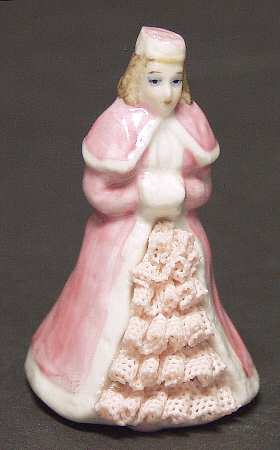 Irish Dresden Giftware Figural Thimble  - Boxed