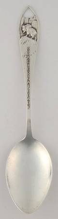 Robbins Silver Christmas Spoon Glacier National Park - No Box