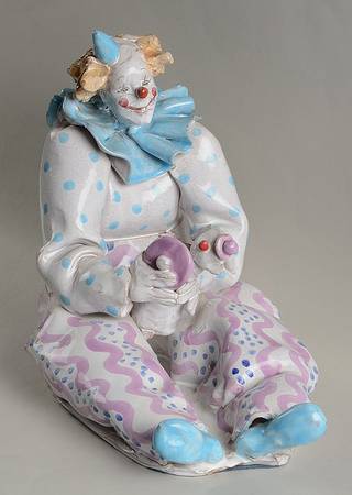 Unkown Artist Figurines Clown With Jack In The Box - No Box
