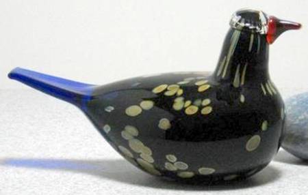 Oiva Toikka Annual Bird Blue Azure - Boxed
