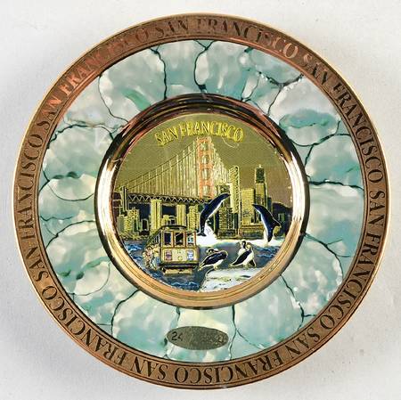 Chokin Art San Francisco-Gold Border - No Box