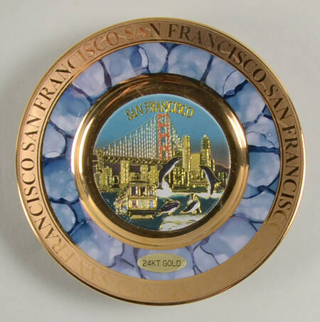 Chokin Art San Francisco-Gold Border - No Box