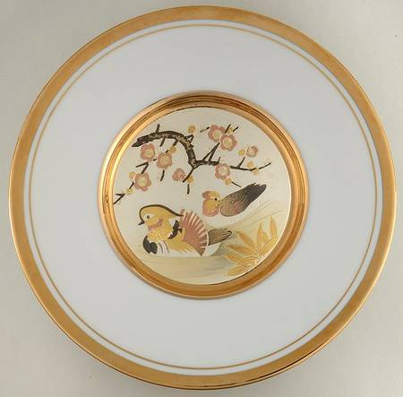Chokin Art Mandarin Ducks - No Box