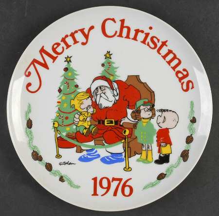 Christmas Plate Dennis The Menace - No Box