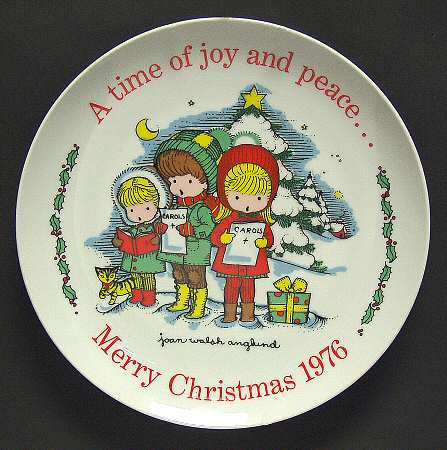 Christmas Plate-Joan Walsh Anglund by Joan Walsh Anglund