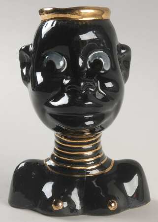 Joan Lea Creations Head Vase African Woman - No Box