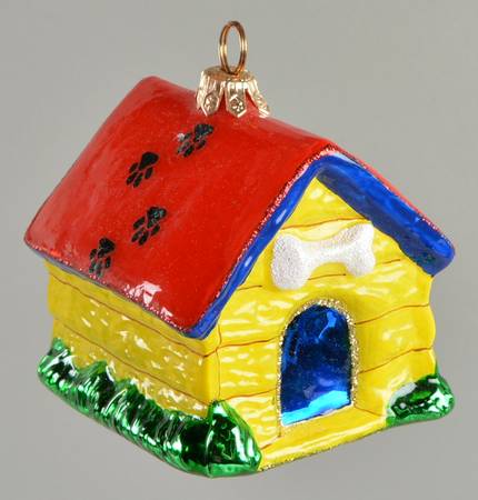 Ornaments Doghouse - No Box