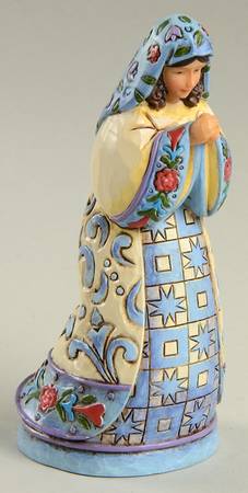 Blue Nativity - Small by Jim Shore