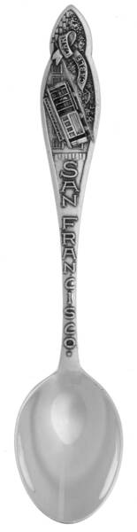 Souvenir Spoons San Francisco (E.J.Towle Mark) - No Box by Joseph Mayer (USA)