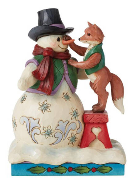 Snowman &amp; Friends Annual Figurine by Jim Shore