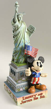 Mickey &amp; Friends Patriotic by Jim Shore