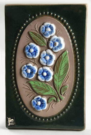 Floral Plaques Forget-Me-Not- Blue - No Box