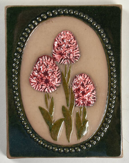 Floral Plaques Vanilla Orchid-Pink - No Box