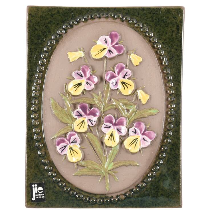 Floral Plaques Pansy - No Box