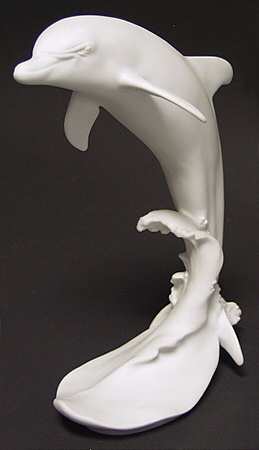 Dolphins Dolphin (White Bisque) - Boxed