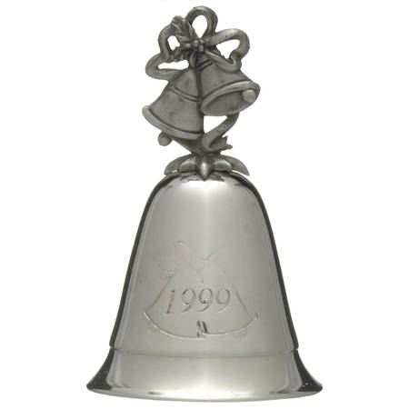 Musical-Annual Bell Silver Bells - Boxed