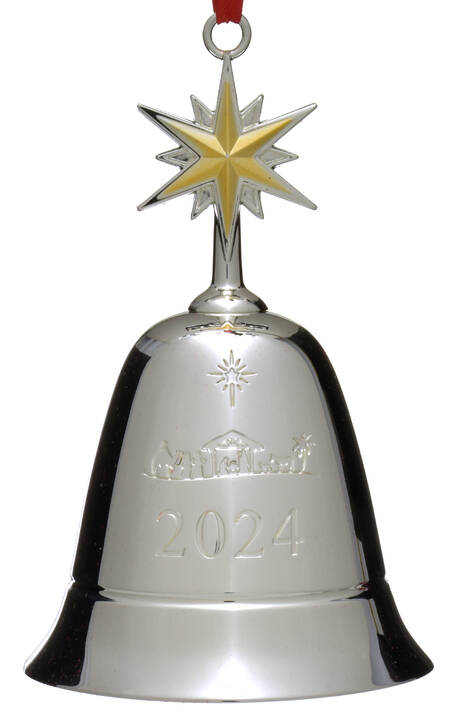 Musical-Annual Bell Star-Silent Night - Boxed