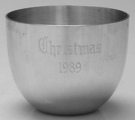 Christmas Jefferson Cup 1989 Jefferson Cup - No Box Nb1989