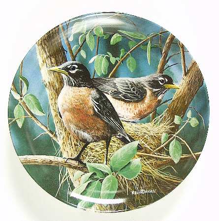 Encyclopedia Britannica Birds The Robin - Boxed
