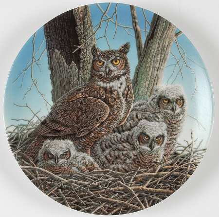 Stately Owls The Great Horned Owl - Boxed
