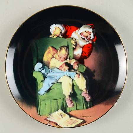 The Sundblom Santa Christmas Vigil - Boxed by Edwin Knowles