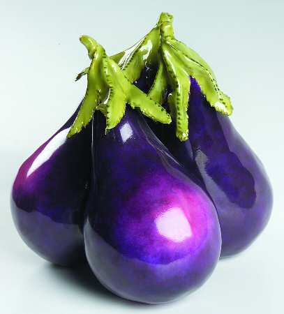 Katherine Houston Figurines & Giftware Eggplant - No Box