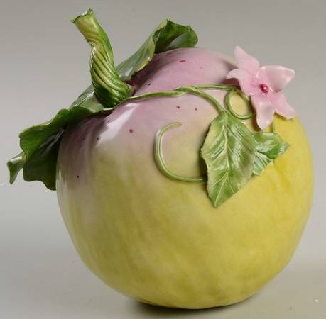 Katherine Houston Figurines & Giftware Green Melon W/ Flower - No Box