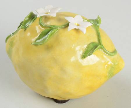 Katherine Houston Figurines & Giftware Lemon W/ Flowers - No Box