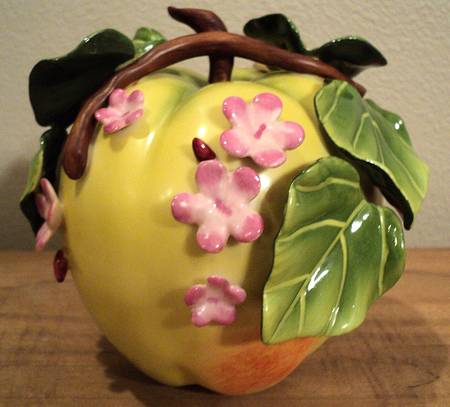 Katherine Houston Figurines & Giftware Apple With Blossoms - No Box