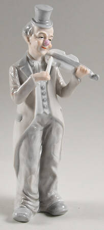 KPM Figurines Clown W/ Violin - No Box