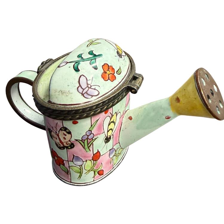 Trinket Boxes Watering Can W/Bees & Flowers - No Box by Kelvin Chen