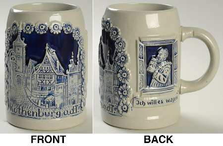 King-Werk Beer Stein Rothenburg - No Box