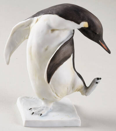 Birds Dancing Penguin (Color Bisque) - No Box