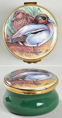 Kingsley Enamels Boxes Mallard Ducks - Boxed