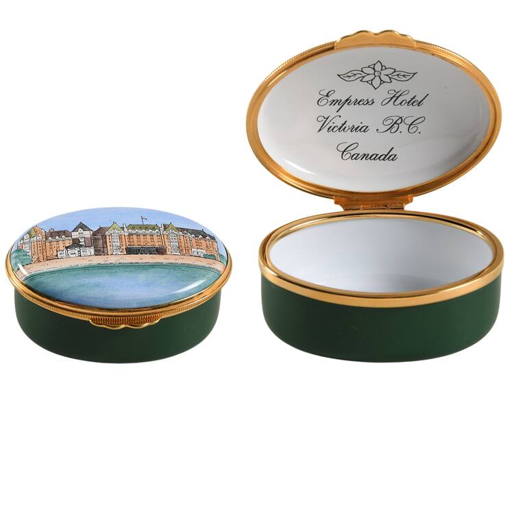 Kingsley Enamels Boxes Empress Hotel Victoria B.C. - Boxed