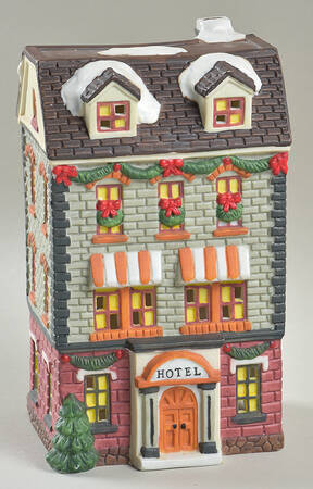 Trim a Home Village Hotel - With Box