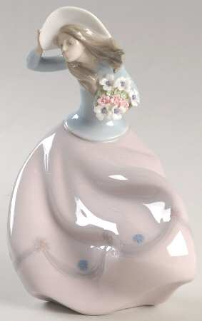 Girls on a Windy Day by Lladro