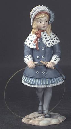 Lenox Figurines Little Girl With Hoop - No Box