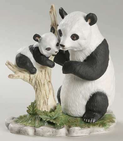 Lenox Figurines Mother Panda And Cub - No Box
