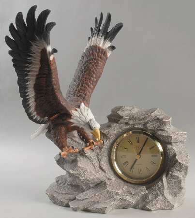 Lenox Figurines Eagle Clock - Boxed