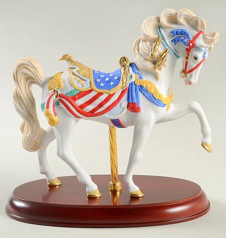 Carousel Animals Pride Of America - No Box