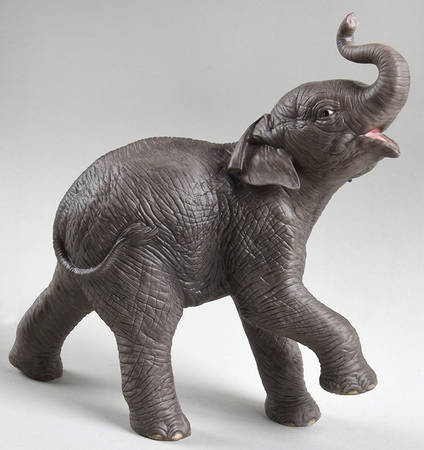 Endangered Baby Animals Asian Elephant Calf-Trunk Up - No Box