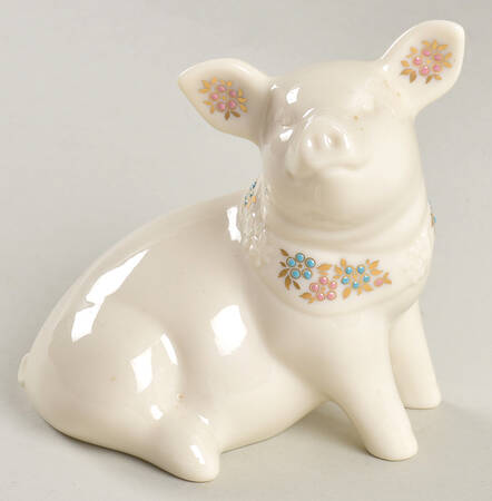 China Jewels Figurines Pig - Boxed