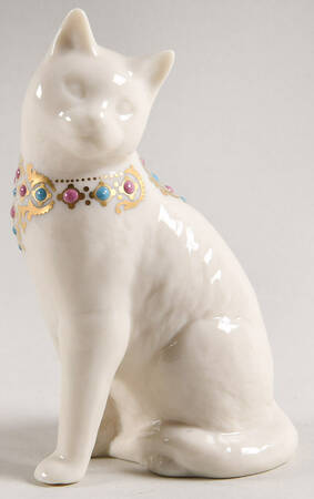 China Jewels Figurines Sitting Cat - Boxed