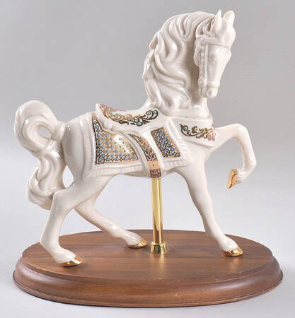 China Jewels Figurines Carousel Horse - Boxed