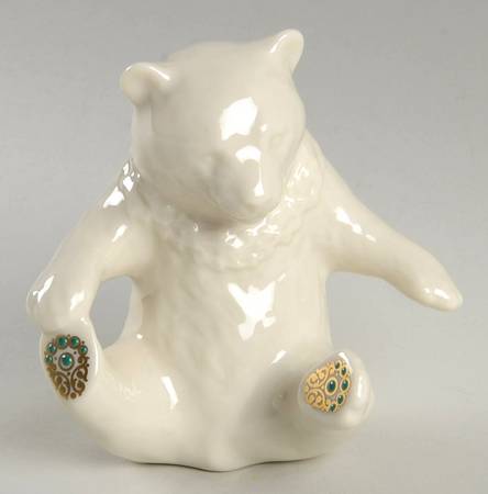 China Jewels Figurines Bear-Sitting - No Box