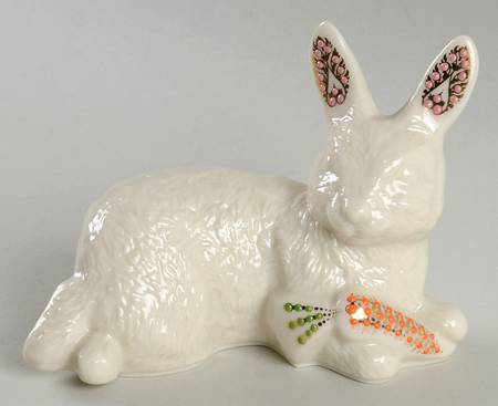China Jewels Figurines Snack Time-Rabbit - Boxed